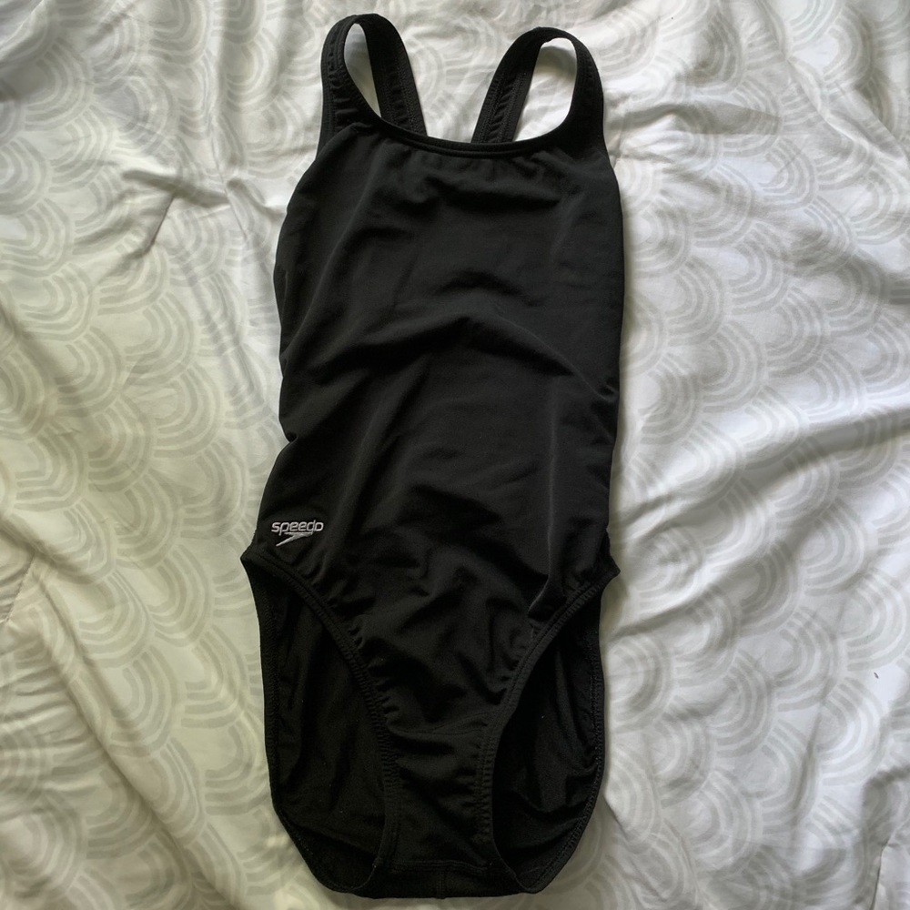 Speedo Black Practice Suit, Size 30